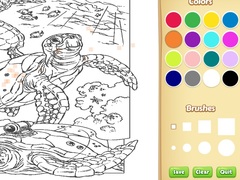Oyun Sea Animal Coloring Book