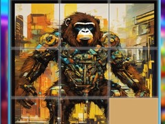 Oyun Gorilla Sliding Puzzles