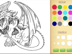 Oyun Dragon Chimera Coloring Book