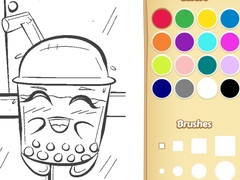 Oyun Boba Tea Coloring Book for Kids