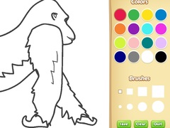 Oyun Gorilla Coloring Book for Kids