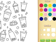 Oyun Cute Boba Coloring Book for Kids