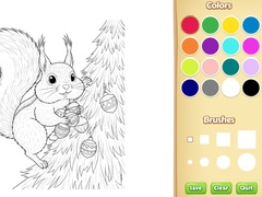 Oyun Christmas Animal Coloring Book for Kids
