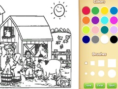 Oyun Farm Coloring Book For Kids