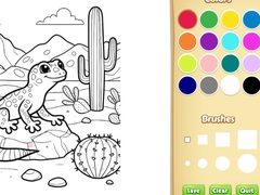 Oyun Desert Animals Coloring Book for Kids