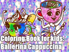 Oyun Coloring Book for kids: Ballerina Cappuccina 