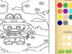 Oyun Labubu Coloring Book For Kids