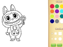 Oyun Labubu Doll Coloring Book for Kids
