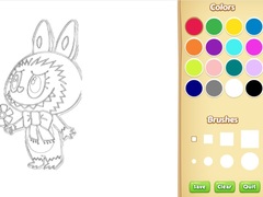 Oyun Chibi Labubu Coloring Book for Kids