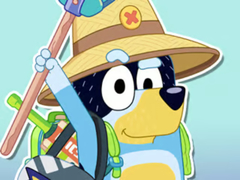 Oyun Jigsaw Puzzle: Bluey Happy Father's Day