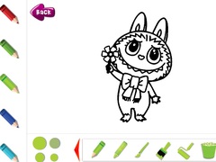 Oyun Labubu Coloring Pages