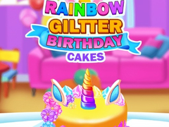 Oyun Rainbow Glitter Birthday Cakes