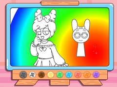 Oyun Coloring Book: Pinki Sprunki Makeover