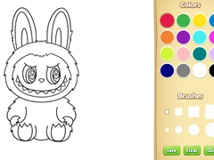 Oyun Labubu Coloring Book