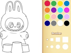 Oyun Easy Labubu Coloring Book