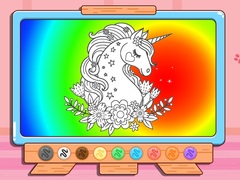 Oyun Coloring Book: Glitter Unicorn