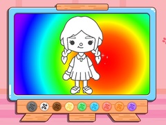 Oyun Coloring Book: Toca Boca Girl