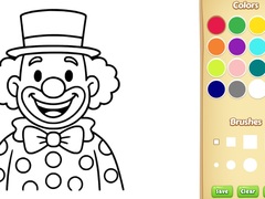 Oyun Clown Coloring Book