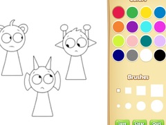 Oyun Sprunki Coloring Pages