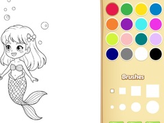 Oyun Mermaid Coloring Book For Kids