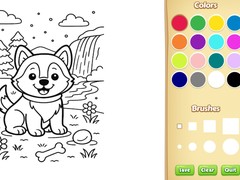 Oyun Dog Coloring Book