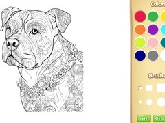 Oyun Dog Coloring Book for Adults