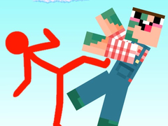 Oyun Red Stickman vs Craftmans