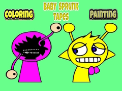 Oyun Coloring Baby Sprunk tapes Painting