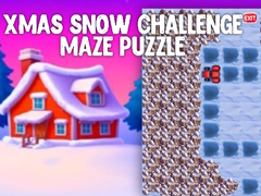 Oyun Xmas Snow Challenge Maze Puzzle