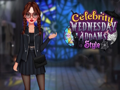 Oyun Celebrity Wednesday Addams Style