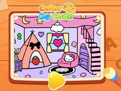 Oyun Color By Code: Hello Kitty Room Decor