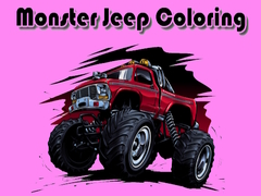 Oyun Monster Jeep Coloring