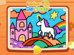Oyun Color By Code: Rainbow Unicorn