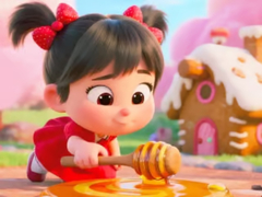 Oyun Jigsaw Puzzle: Honey Girl Candy House