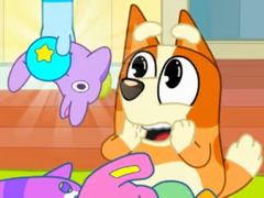 Oyun Jigsaw Puzzle: Bluey Toy Claw Machine