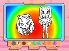 Oyun Coloring Book: Mira Kpop Demon Hunters