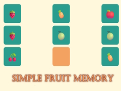 Oyun Simple Fruit Memory