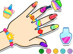 Oyun Coloring Book: Nail Art & Bracelet Diy