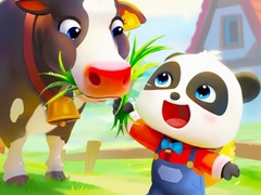 Oyun Jigsaw Puzzle: Baby Panda Cow Ranch