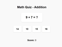 Oyun Math Quiz Addition