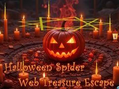 Oyun Halloween Spider Web Treasure Escape