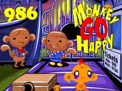 Oyun Monkey Go Happy Stage 986