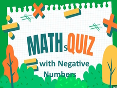 Oyun Maths Quiz with Negative Numbers