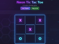 Oyun Neon Tic-Tac-Toe