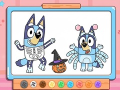 Oyun Coloring Book: Bluey Halloween Costume