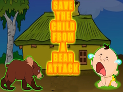 Oyun Save the Child from a Bear Attack