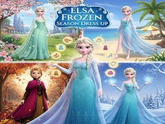 Oyun Elsa Frozen Season Dress Up