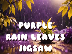 Oyun Purple Rain Leaves Jigsaw