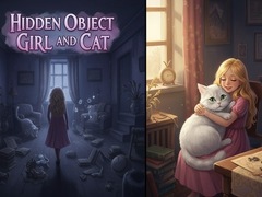 Oyun Hidden Object - Girl and Cat