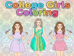 Oyun College Girls Coloring
